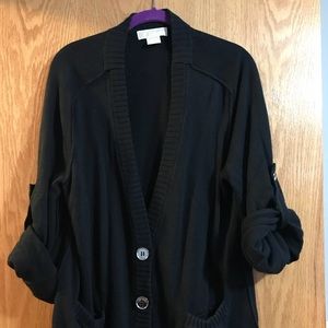 MICHAEL by Michael Kors Black Cardigan